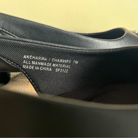 NIB Anne Klein Charma Style Flex Black Flats with Pearl Decor Women’s Size 7 - Picture 4 of 12